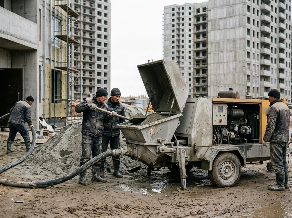Полусухая стяжка в новостройке Мурино